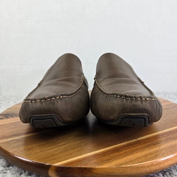 Cole Haan Mens 11M Grand City Venetian Brown Leather Driving Moc Daily Loafer main image 5